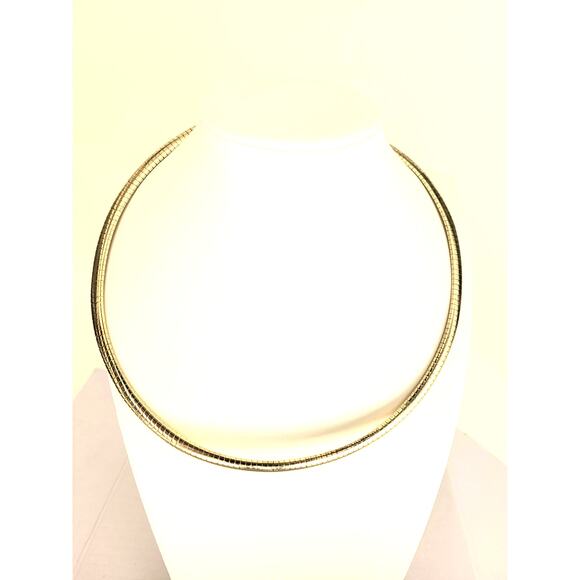 Omega Necklace Vintage 6mm Foldover Clasp Fooled the Jeweler - Picture 1 of 7